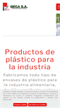 Mobile Screenshot of plasticosgeca.com